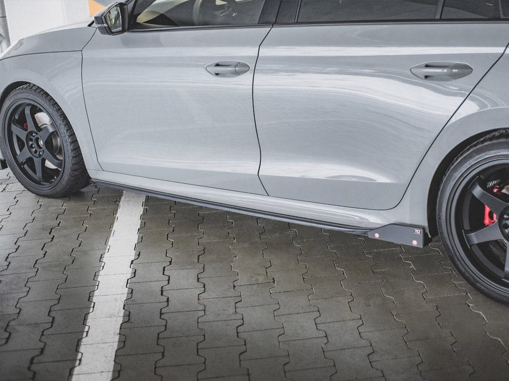 Maxton Design Skoda Octavia Rs MK4 Side Skirts Diffusers V.2 + Flaps