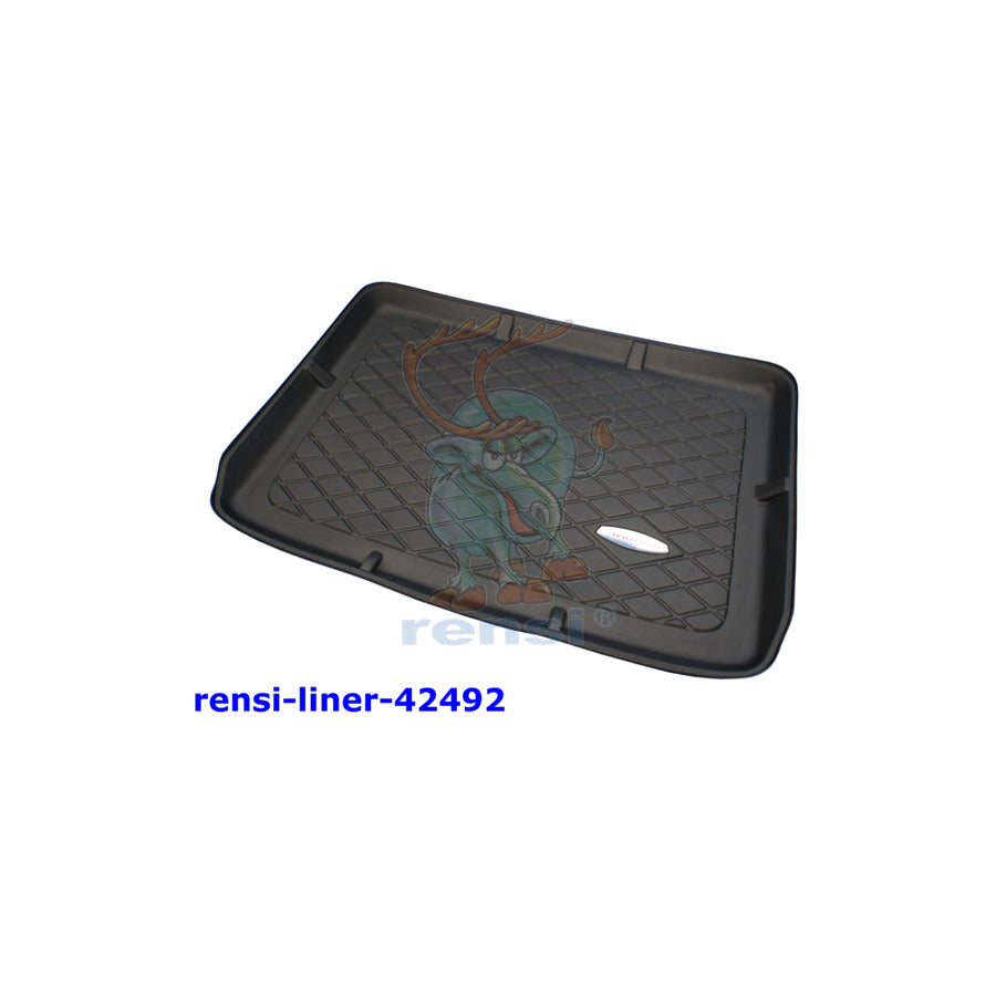 RENSI 42492 Car boot tray for SKODA Yeti (5L) Plastic, Nonslip