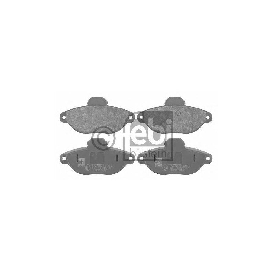 Febi Bilstein 16092 Brake Pad Set Front Axle Excl Wear Warning Contact