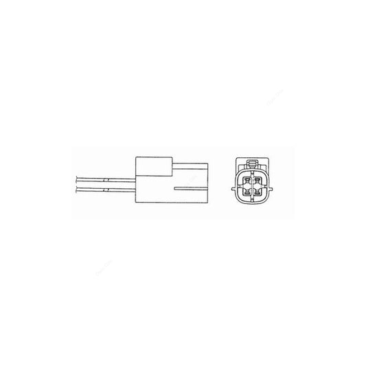 NTK Lambda Sensor - Oxygen / O2 Sensor OZA610-N1 (NGK 1433)