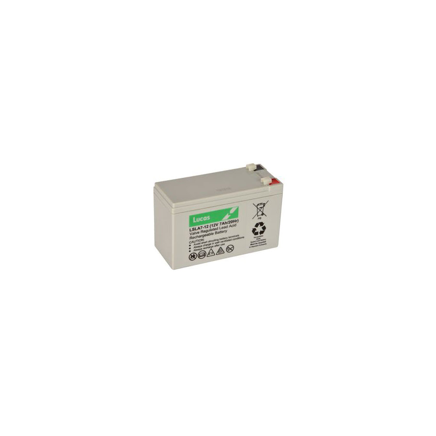 Lucas 7AH 12V Lucas VRLA Battery LSLA7-12 | Duco Car Parts UK Car Parts