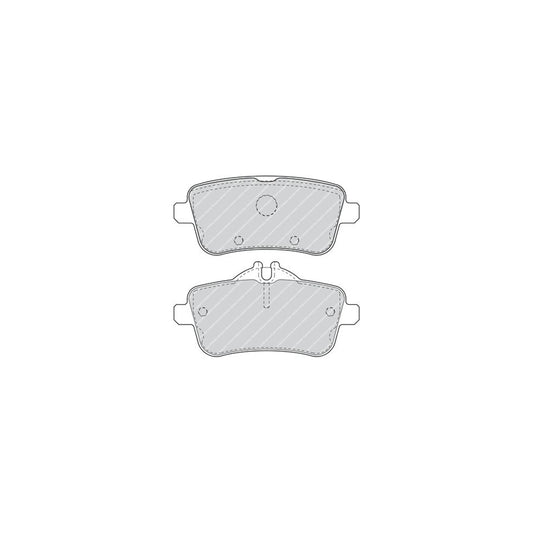 Ferodo Fdb4169 Brake Pad Set Premier Not Prepared For Wear Indicator With Accessories