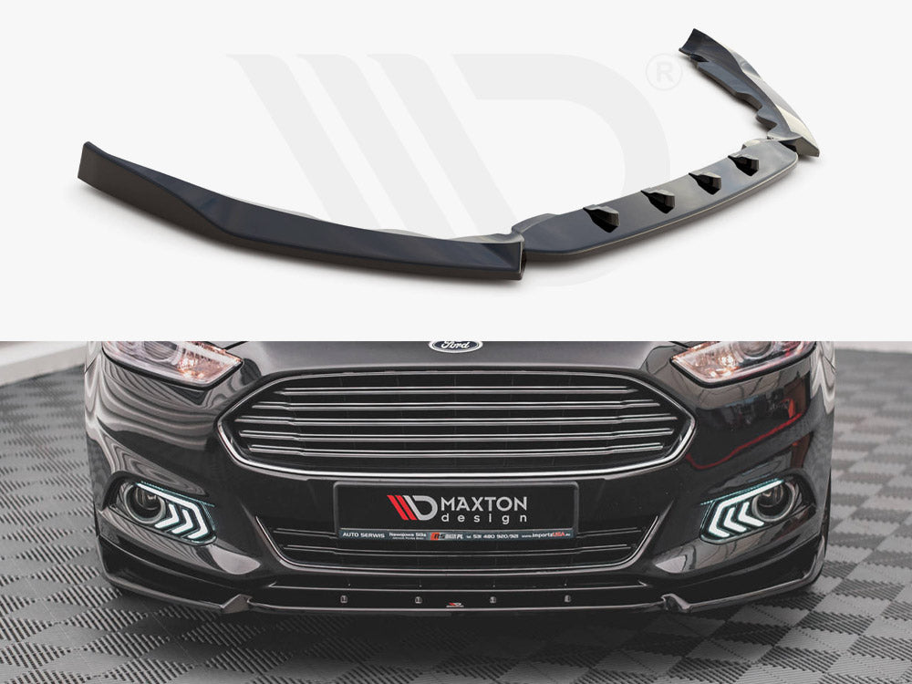 Maxton Design FO-MO-5-FD1T Front Splitter Ford Mondeo MK5 (2014-2019) | Duco Car Parts UK Car Parts