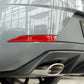 Rieger 00027037 SEAT 5F Leon Cupra Rear Diffuser for Original Tailpipe Left & RIght -  Matte Black