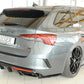Rieger 00088254 Skoda NX Octavia RS Rear Diffuser - Glossy Black