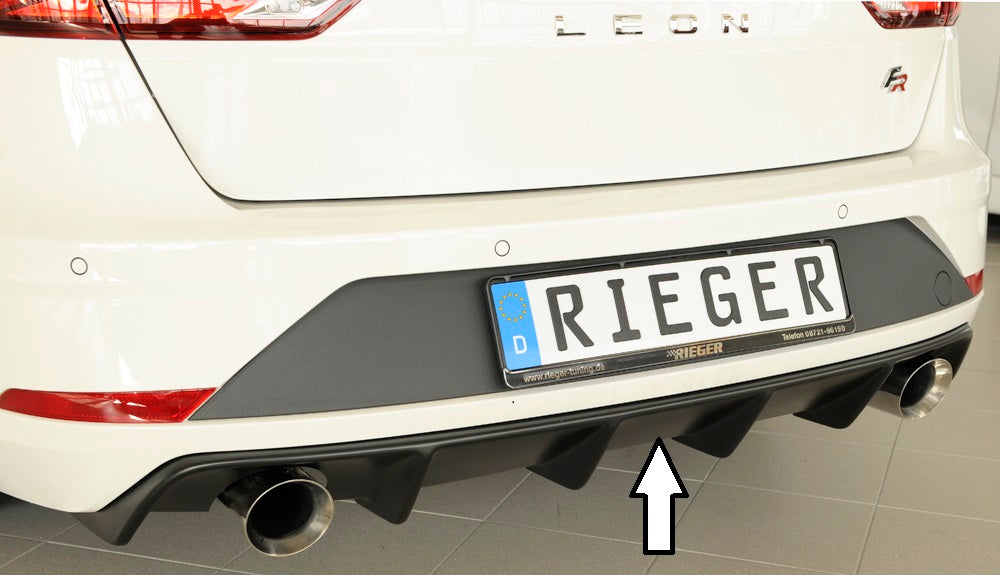 Rieger 00027036 SEAT 5F Leon FR Rear Diffuser