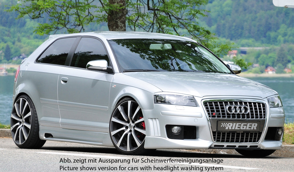 Rieger 00056750 Audi 8P A3 Front Bumper - R-Frame