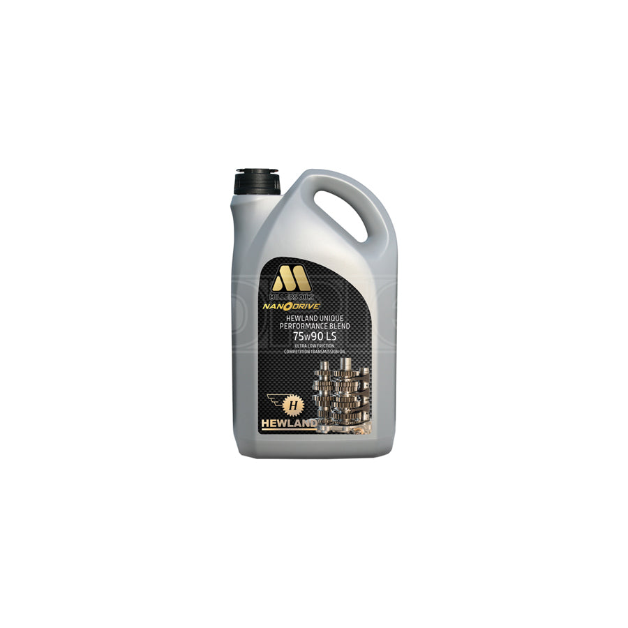 Millers Oils NANODRIVE Hewland UPB 75w-90 LS Transmission Oil 5l