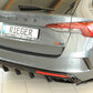 Rieger 00088254 Skoda NX Octavia RS Rear Diffuser - Glossy Black