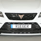 Rieger 00027044 SEAT 5FP Ateca Cupra Front Splitter -  Matte Black