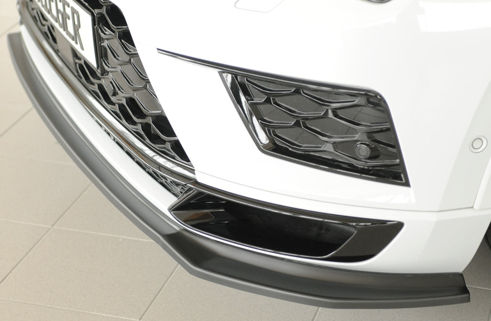 Rieger 00027044 SEAT 5FP Ateca Cupra Front Splitter -  Matte Black