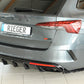 Rieger 00088254 Skoda NX Octavia RS Rear Diffuser - Glossy Black