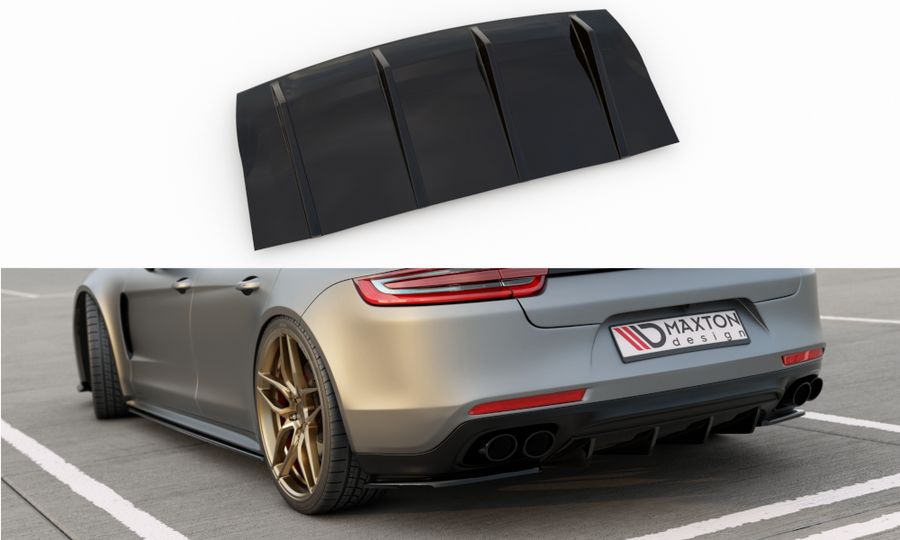 Maxton Design PO-PA-971-T-RS1T Rear Valance Porsche Panamera Turbo 971 | Duco Car Parts UK Car Parts