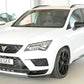 Rieger 00027044 SEAT 5FP Ateca Cupra Front Splitter -  Matte Black
