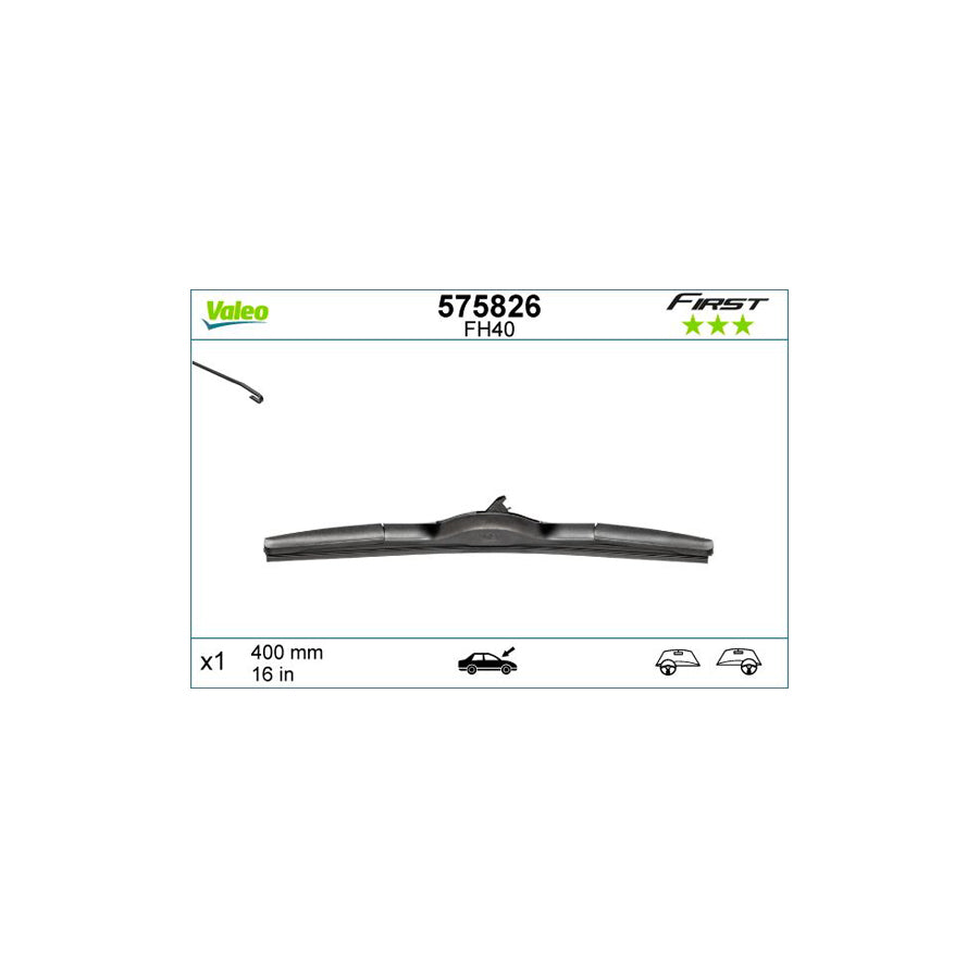 Valeo First Hybrid 575826 Wiper Blade | Duco Car Parts UK Car Parts