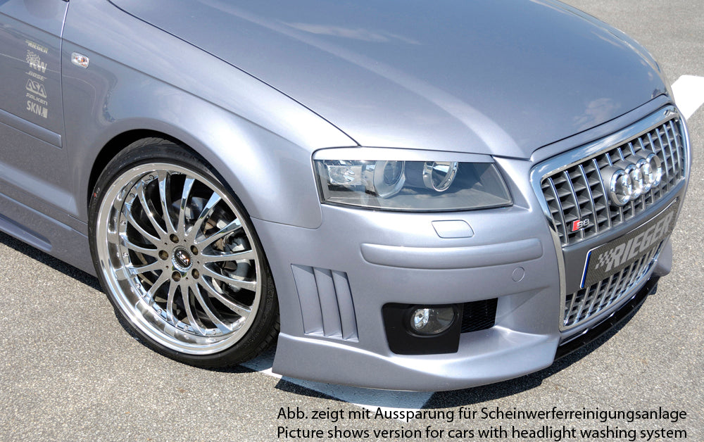 Rieger 00056750 Audi 8P A3 Front Bumper - R-Frame
