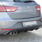 Rieger 00088103 SEAT 5F Leon FR Rear Diffuser for Twin Tailpipe Left - Glossy Black