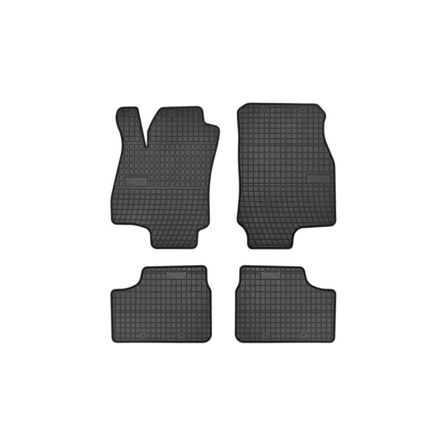 FROGUM Tailored 0696 Floor mat set for OPEL ASTRA Elastomer, Front and Rear, Quantity: 4, Black, (LHD)