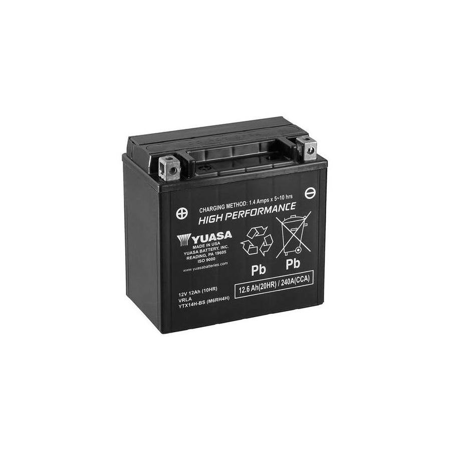 Yuasa YTX14H-BS 12v High Performance Maintenance Free Motorbike & Motorcycle Battery