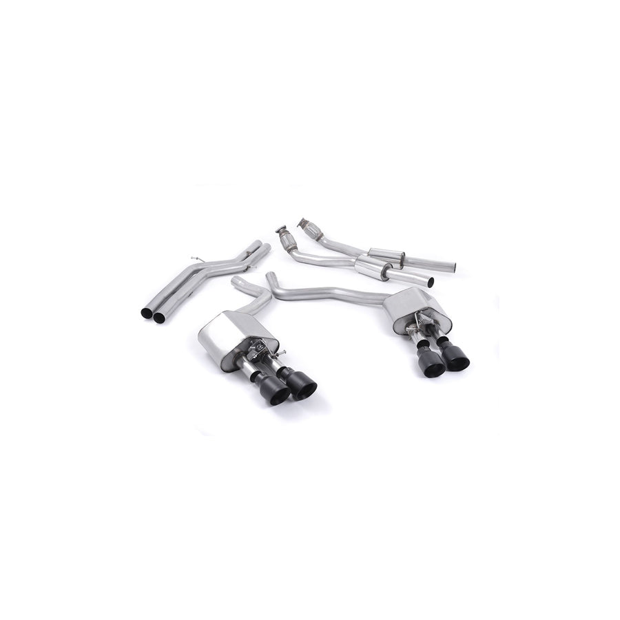 MillTek Audi C7 Sportback Valved & Non-Resonated Cat-Back Exhaust (S6 & S7)