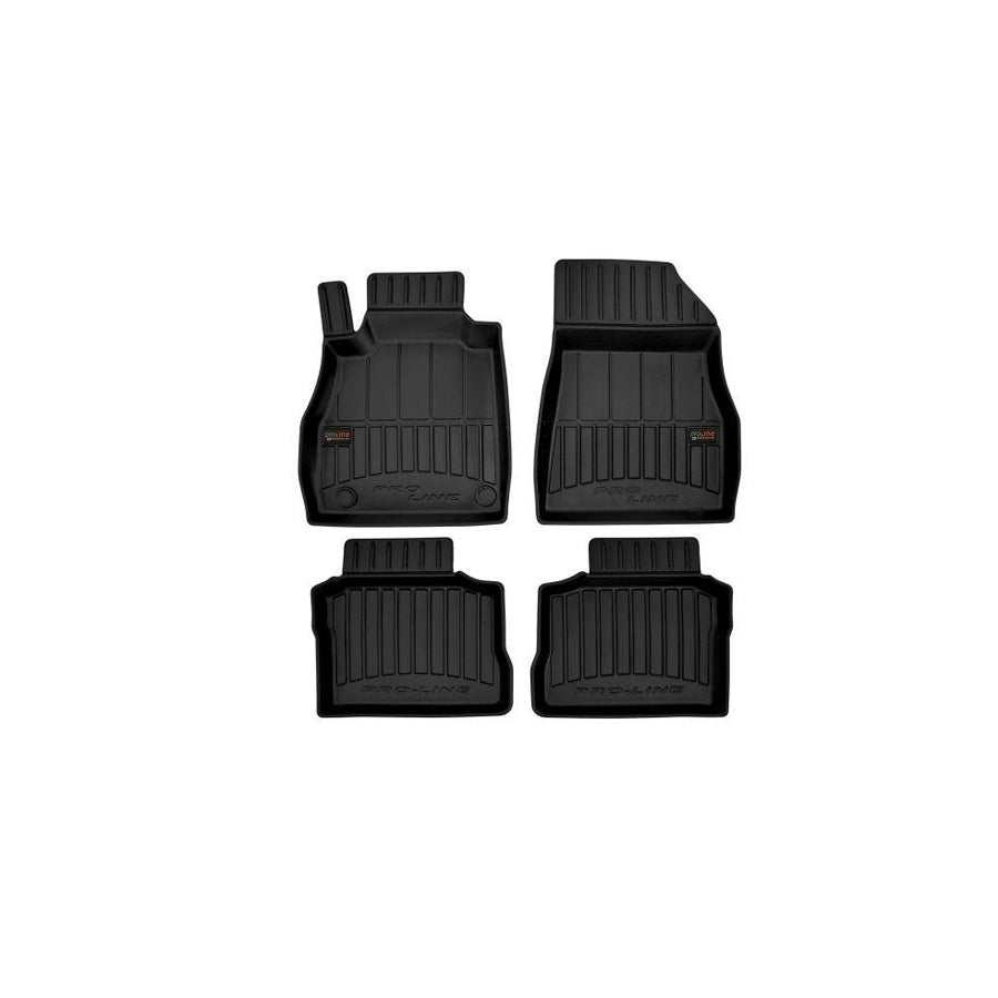 FROGUM Tailored 3D409620 Floor mat set for NISSAN Micra V Hatchback (K14) Elastomer, Front and Rear, Quantity: 4, Black, (LHD)