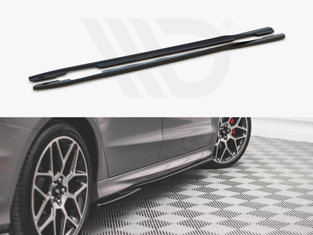 Maxton Design FO-MO-5F-STLINE-SD1T Side Skirts Diffusers Ford Mondeo St-line MK5 Facelift (2019-) | Duco Car Parts UK Car Parts