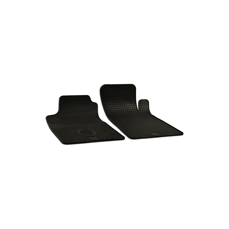 WALSER 50401 Floor mat set for RENAULT KANGOO Elastomer, Front and Rear, Quantity: 4, Black