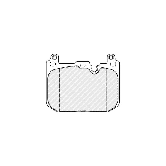 Ferodo Fdb5112 Brake Pad Set Prepared For Wear Indicator Without Accessories