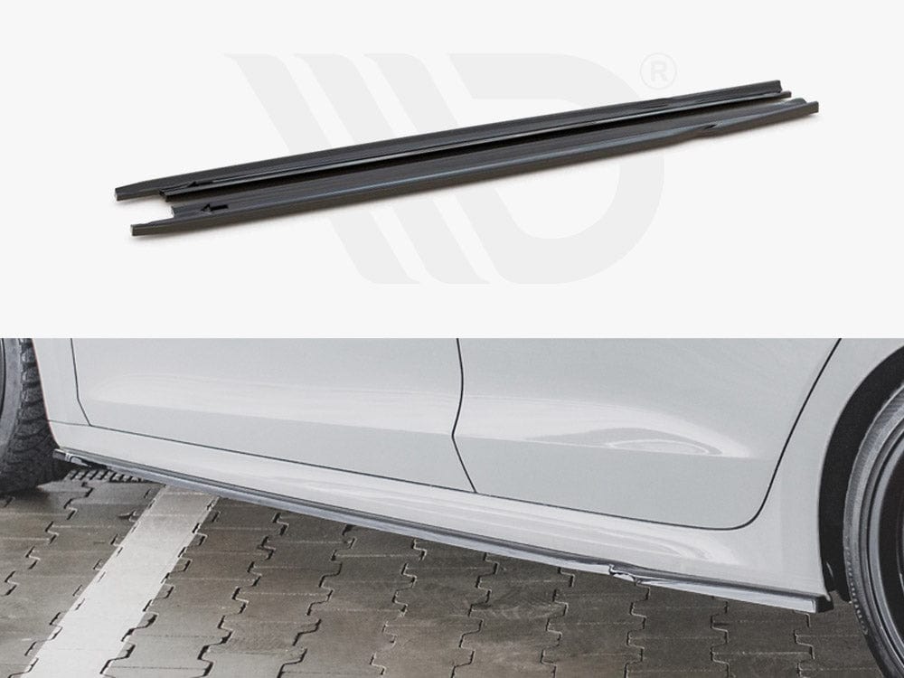 Maxton Design SK-OC-4-RS-SD1T Side Skirts Diffusers V1 Skoda Octavia Rs MK4 (2020-) | Duco Car Parts UK Car Parts