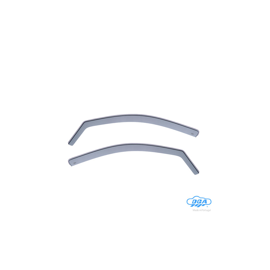 DGA 16038 Wind deflectors for MITSUBISHI Outlander III Off-Road (GG, GF) Arrow direction, Front, inner