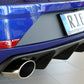 Rieger 00027038 SEAT 5F Leon Cupra Rear Diffuser for Original Tailpipe Left & RIght -  Matte Black