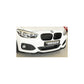 Rieger BMW 1 Series F20 F21 LCI Black Front Splitter (inc. M135i & M140i) - Glossy Black