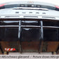 Rieger 00027047 SEAT 5FP Ateca Cupra Rear Diffuser -  Matte Black