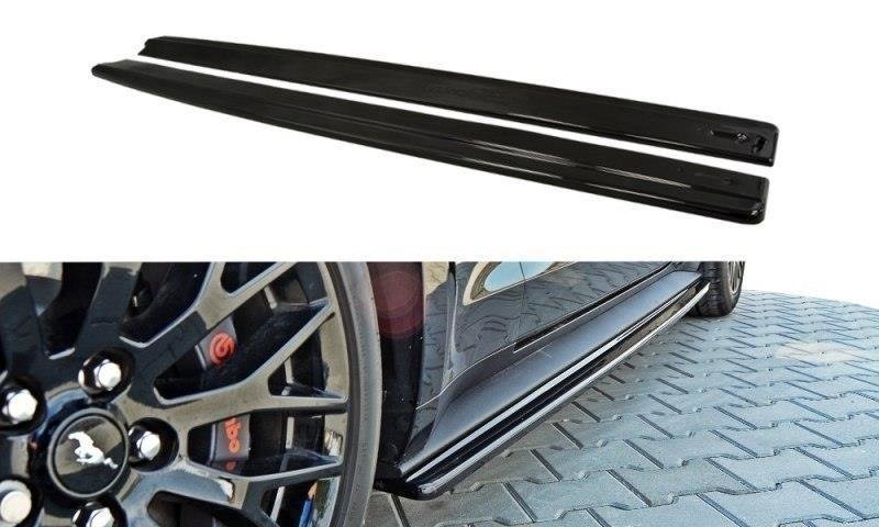 Maxton Design FO-MU-6-GT-SD1T Side Skirts Diffusers Ford Mustang GT MK6 | Duco Car Parts UK Car Parts