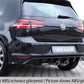 Rieger 00059573 VW Mk7-Line Golf R Rear Diffuser for Twin Tailpipe Centre -  Matte Black