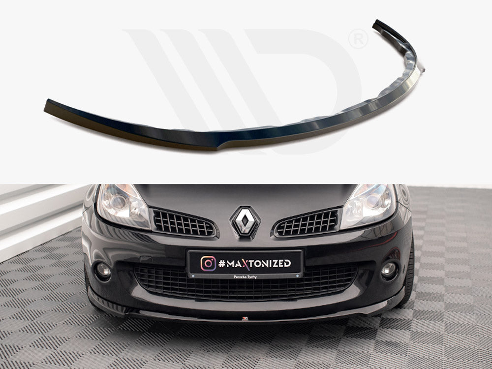Maxton Design RE-CL-3-RS-FD1T Front Splitter Renault Clio MK3 Rs (2006-2009) | Duco Car Parts UK Car Parts