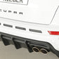 Rieger 00027045 SEAT 5FP Ateca Cupra Rear Diffuser -  Matte Black