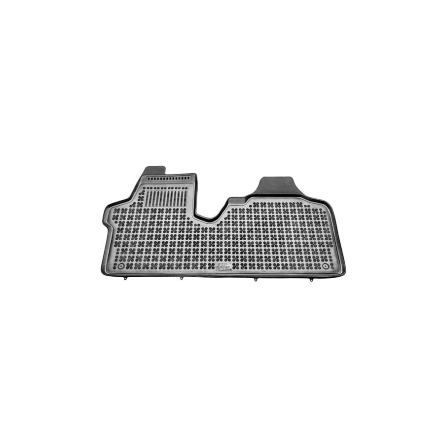 REZAW PLAST Tailored 201225 Floor mat set Elastomer, Front, Quantity: 1, Black