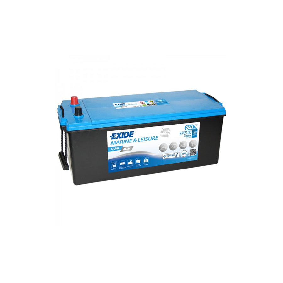 Exide Dual EP2100 AGM Leisure Battery 12V 240AH | Duco Car Parts UK Car Parts