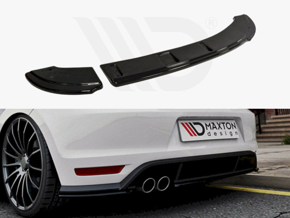 Maxton Design VW-PO-5F-GTI-RSD1T Rear Splitter VW Polo V GTI | Duco Car Parts UK Car Parts