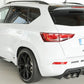 Rieger 00027045 SEAT 5FP Ateca Cupra Rear Diffuser -  Matte Black