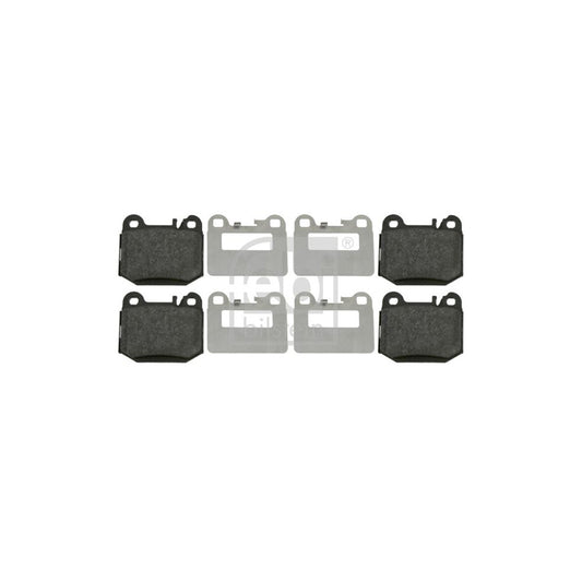 Febi Bilstein 16437 Brake Pad Set Suitable For Mercedes Benz Ml Class W163 Rear Axle Prepared For Wear Indicator With Attachment Material