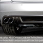 Rieger 00099569 BMW 3 Series E92 E93 Rear Diffuser for Twin Tailpipe Left & Right - Carbon-Look
