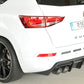 Rieger 00027045 SEAT 5FP Ateca Cupra Rear Diffuser -  Matte Black