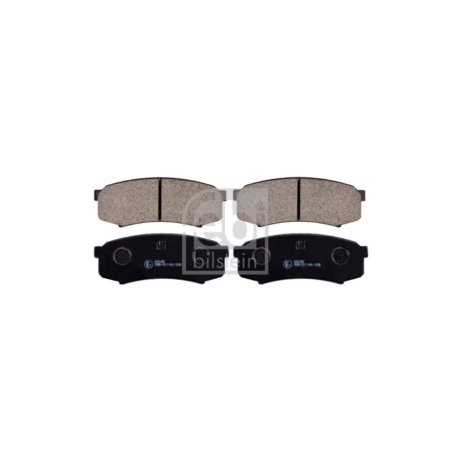 Febi Bilstein 16732 Brake Pad Set Rear Axle Excl Wear Warning Contact With Acoustic Wear Warning