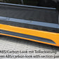 Rieger 00056763 Audi 8P A3 Right Side Skirt -  Matte Black