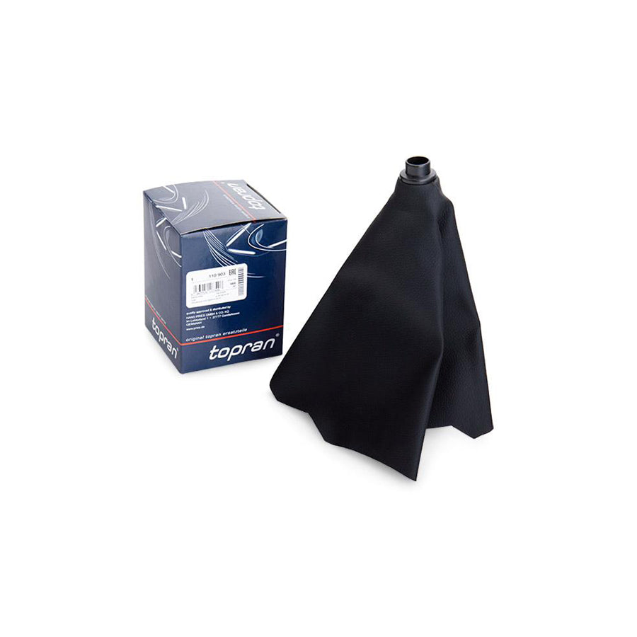 TOPRAN 110 903 Gear Lever Gaiter for AUDI A4 Black