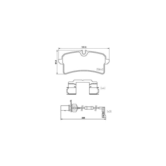 Brembo P 85 151 Brake Pad Set