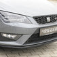 Rieger 00088105 SEAT 5F Front Splitter (Leon FR & Leon Cupra) - Glossy Black