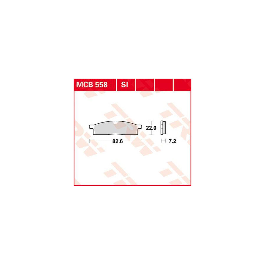 TRW Sinter Offroad Mcb558Si Brake Pad Set